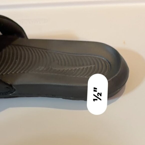 SIZE 8/9 Women's Black Nike Victori One Slide Sandals - NEW withoout box - Picture 12 of 13